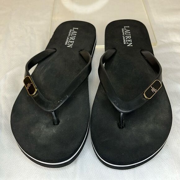 LAUREN RALPH LAUREN FLIP FLOPS FTL-10-139 - Picture 1 of 4